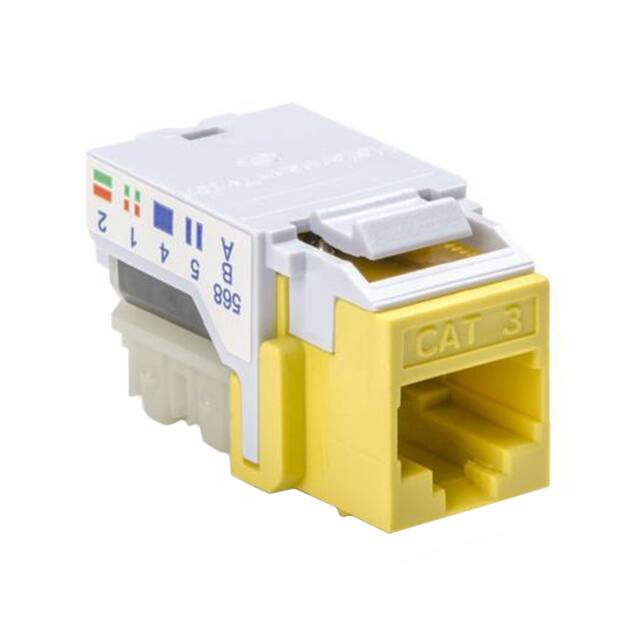 RJ45FC3-YEL HellermannTyton  Inserciones Keystone